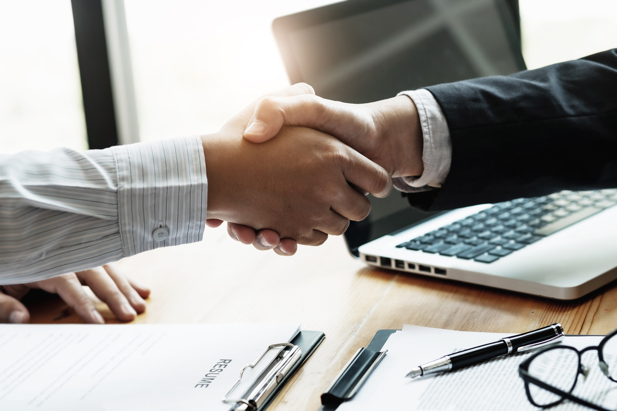 Job interview Business career and placement concept.